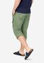 Feine 3/4 Chino Caprihose mit G�rtel und Muster 