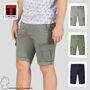 Einfarbige Chino Cargo-Shorts mit Taschen
