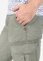 Einfarbige Chino Cargo-Shorts mit Taschen