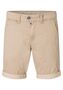 Chinoshorts mit G�rtelschlaufen und aufrollbarem Saum