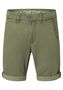 Chinoshorts mit G�rtelschlaufen und aufrollbarem Saum