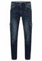 Cargo-Jeans mit sportlicher Passform