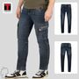 Cargo-Jeans mit sportlicher Passform