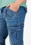 3/4 Jeans-Cargo-Shorts mit Stretch