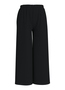 Weite Culotte Elegante Hose mit elastischem Bund