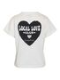 2er-SET T-Shirt mit Herz Print und Local Love Schriftzug
