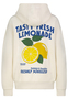 Hoodie mit Zitronen-Print und Schriftzug Lemonade
