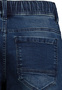 Denim Bermuda Jeansshorts mit Elastischem Bund und Kordelzug 