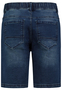 Denim Bermuda Jeansshorts mit Elastischem Bund und Kordelzug 