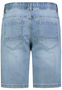 Denim Bermuda Jeansshorts mit Elastischem Bund und Kordelzug 