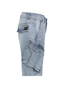 Cargo Jeans Shorts Bermuda mit Seitentaschen 