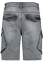 Cargo Jeans Shorts Bermuda mit Seitentaschen 