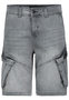 Cargo Jeans Shorts Bermuda mit Seitentaschen 