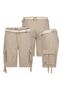 Cargo-Bermuda Shorts mit Flechtg�rtel