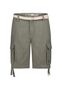 Cargo-Bermuda Shorts mit Flechtg�rtel
