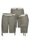 Cargo-Bermuda Shorts mit Flechtg�rtel