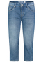 Capri Jeans mit geradem Bein und mittlerer Leibh�he