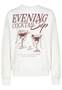 Sweater Pullover mit Design Schriftzug Print
