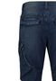 Jeans mit Cargotaschen und ausgefranstem Detail