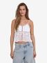Camisole Top mit Spitzen und R�schendetails 