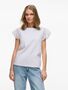 T-Shirt mit Lochmuster an den �rmeln