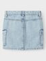 M�dchen Denim Jeansrock mit Cargo Taschen