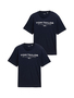 Tom Tailor 2er-SET T-Shirt mit Rundhals und Logo-Print 1962