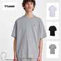 T-Shirt Dropped Shoulder mit Logo Stickerei