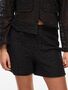 Spitzen-Shorts mit geometrischem Muster
