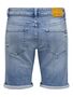 Jeansshorts mit Umschlag und Five-Pocket-Design
