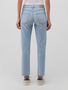 Gerade High-Waist Jeans Hose mit Five-Pocket-Style