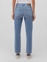 Gerade High-Waist Jeans Hose mit Five-Pocket-Style
