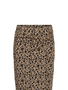 Eleganter Midirock mit Raffung und seitlichem Schlitz