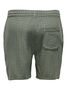 Strukturierte Sweat Shorts mit Kordelzug und Ges��tasche
