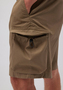 Bermuda Cargo Shorts mit elastischem Bund 