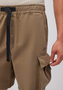 Bermuda Cargo Shorts mit elastischem Bund 