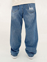 Supreme Baggy Jeans mit Supreme-Stickerei