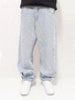 Supreme Baggy Jeans mit Supreme-Stickerei