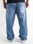 Baggy Jeans mit Handytasche Urban Denim Pants