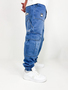 Worker Baggy Jeans Blau im Cargo-Look