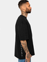 Oversize Streetwear T-Shirt mit Rundlogo Print