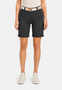 Stretch Twill Bermuda Shorts mit G�rtel und Spitze