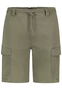 Bermuda Cargo-Shorts mit Kordelzug und Taschen