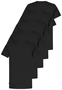 5er-Pack Basic Kurzarm T-Shirts, Rundhals