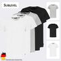 5er-Pack Basic Kurzarm T-Shirts, Rundhals