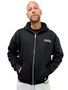 Urban Zip Hoodie mit Kapuze und R�ckenstickerei