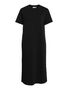 Elegantes Midi-T-Shirt-Kleid mit Rundhalsausschnitt