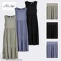 �rmelloses Kleid mit R�schensaum und Schl�ssellochausschnitt