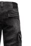 Cargoshorts aus Denim mit Waschung und Stretch A&S