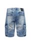 Cargoshorts aus Denim mit Waschung und Stretch A&S